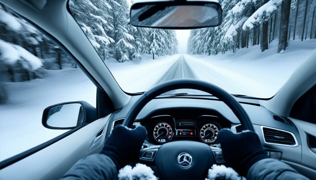 Sicher Autofahren Winter